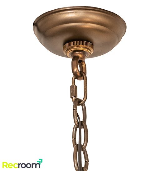 74" Long Antlers 8 Light Oblong Chandelier