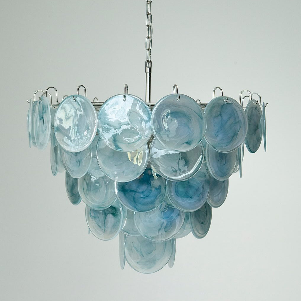 Murano Chandelier 57 Blue