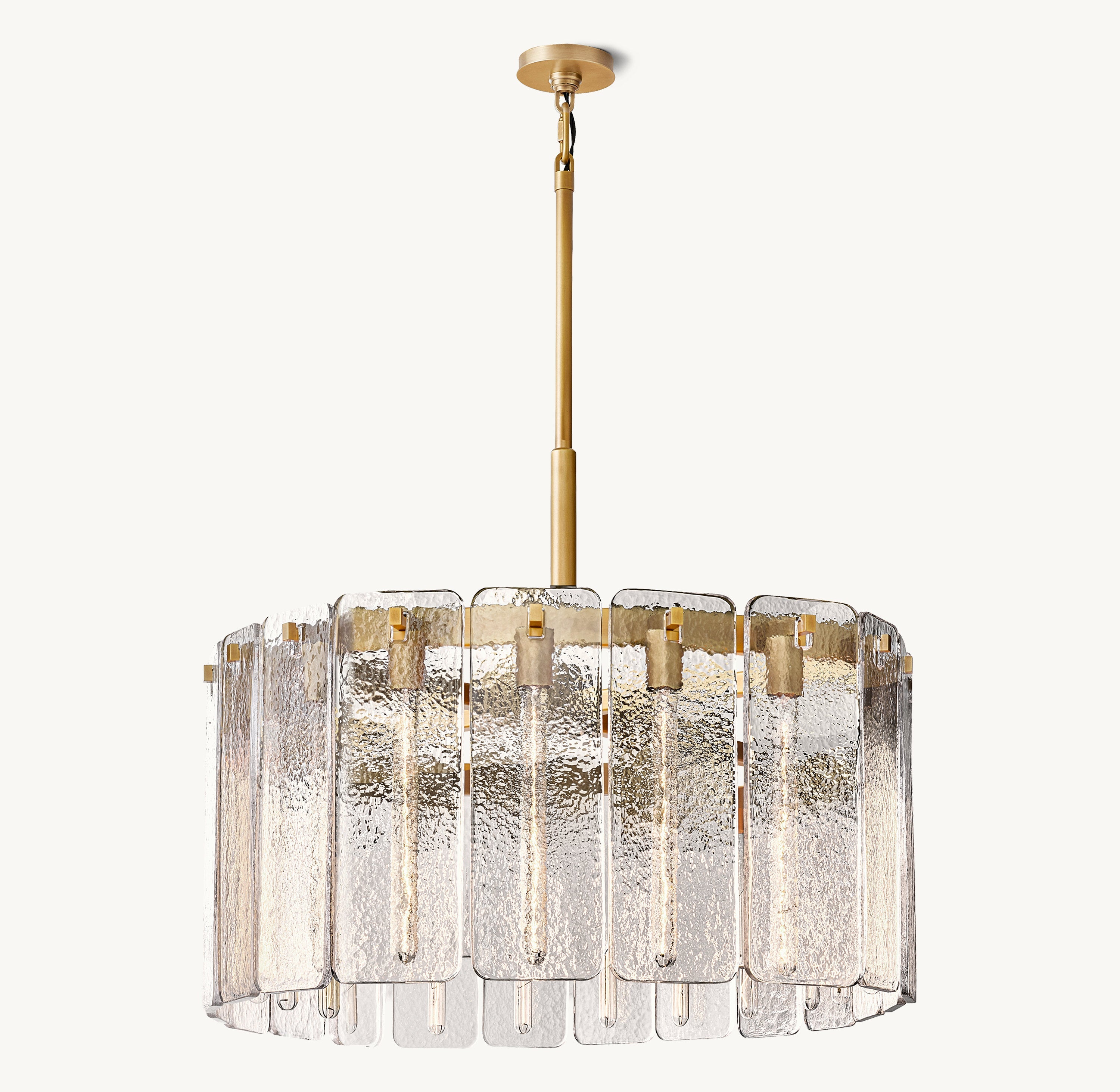 Calamette Glass Round Chandelier 36"