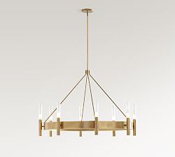 Somerset Metal Round Chandelier (44")