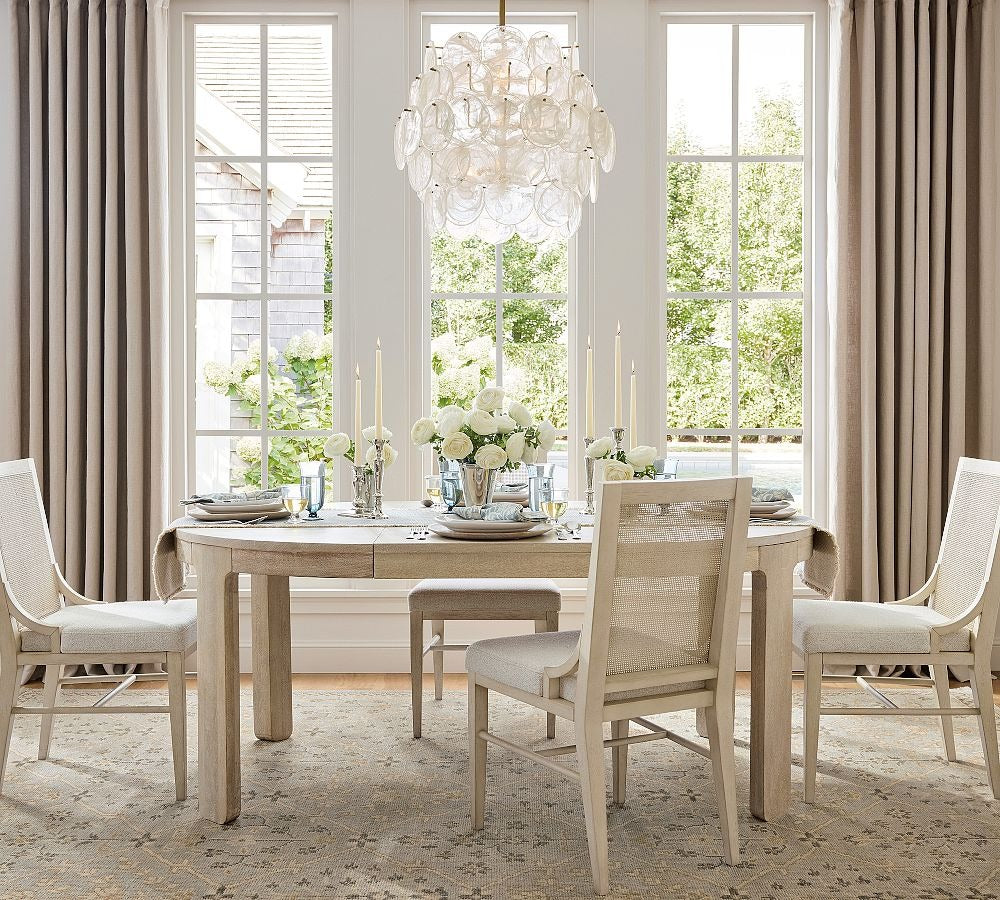 Riviera Glass Disc Chandelier 26"