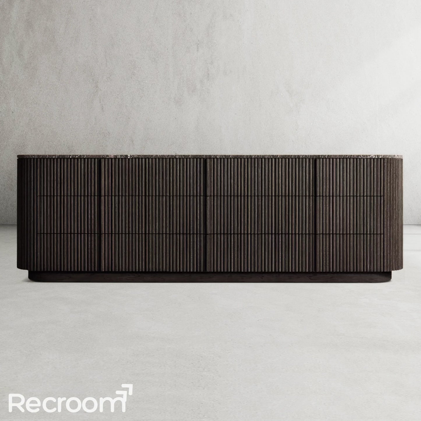 Muelholland Modern Stone 9-Drawer Dresser