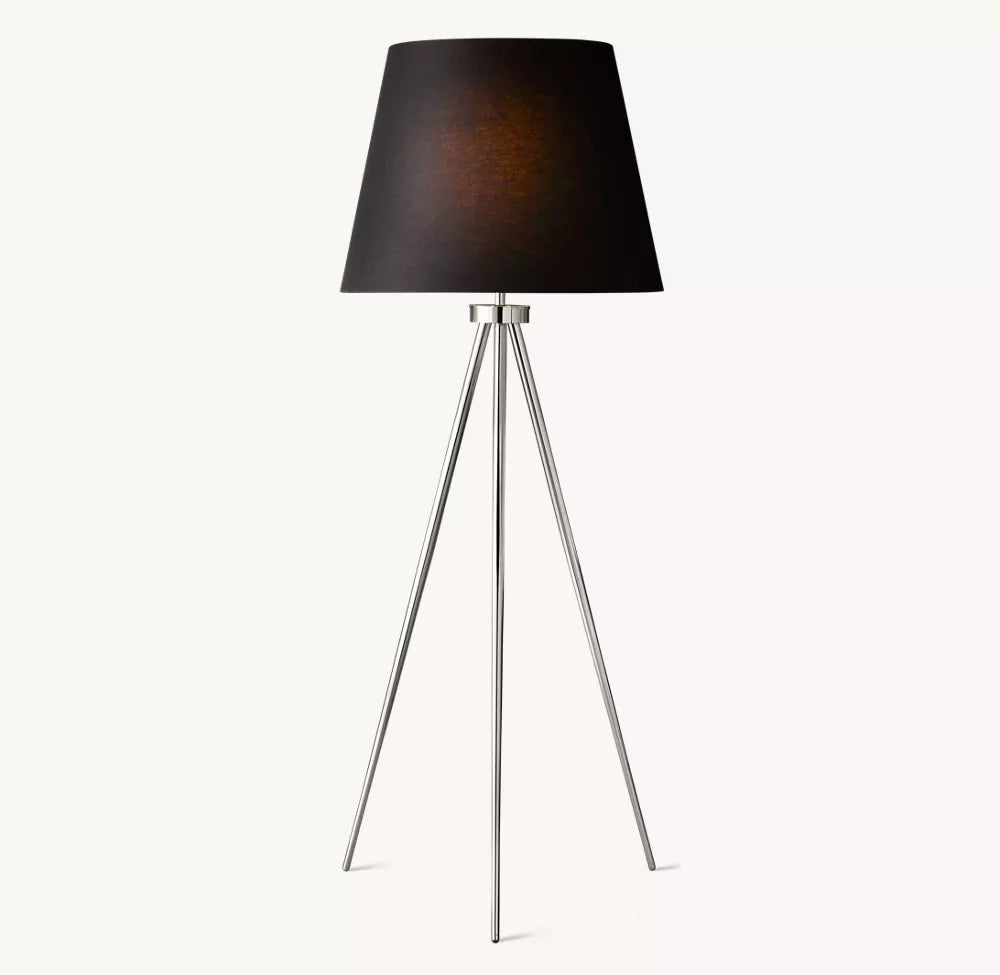 Reed Linen Shade Floor Lamp