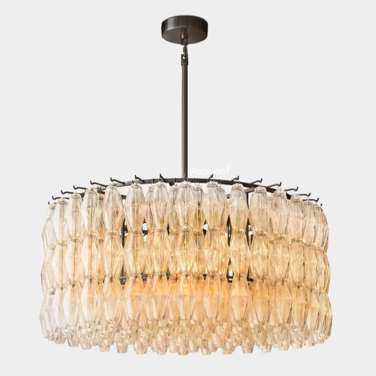 Chia Round Chandelier 37"