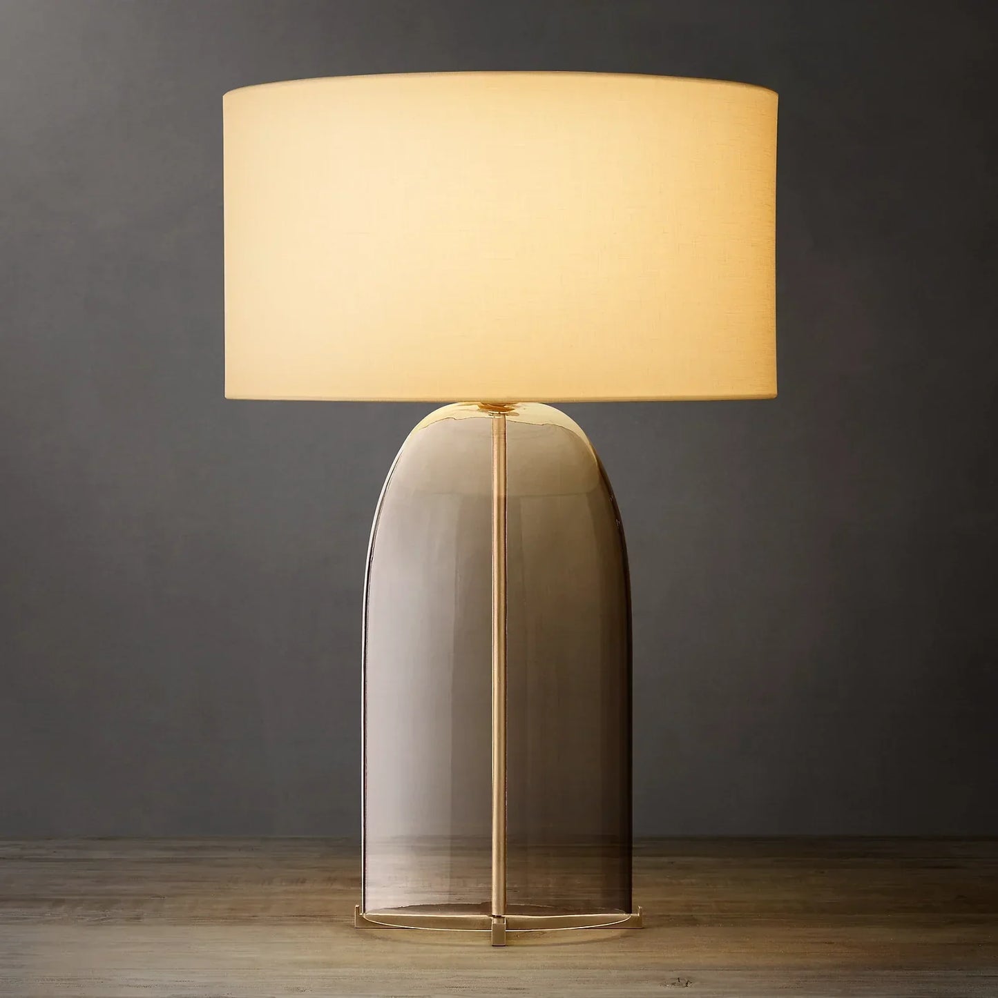 Bloomy Clear Glass Table Lamp