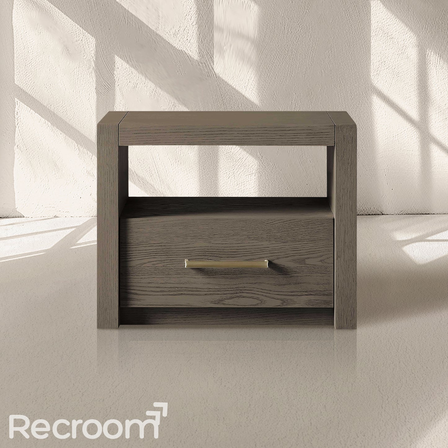 Bood Open Nightstand in Salvaged Grey