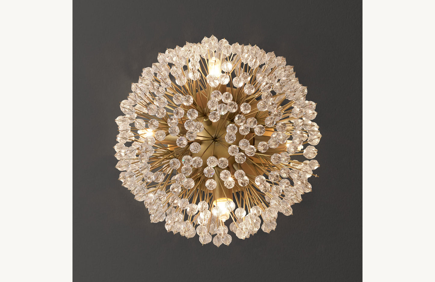 Arora Crystal Sconce 8''D