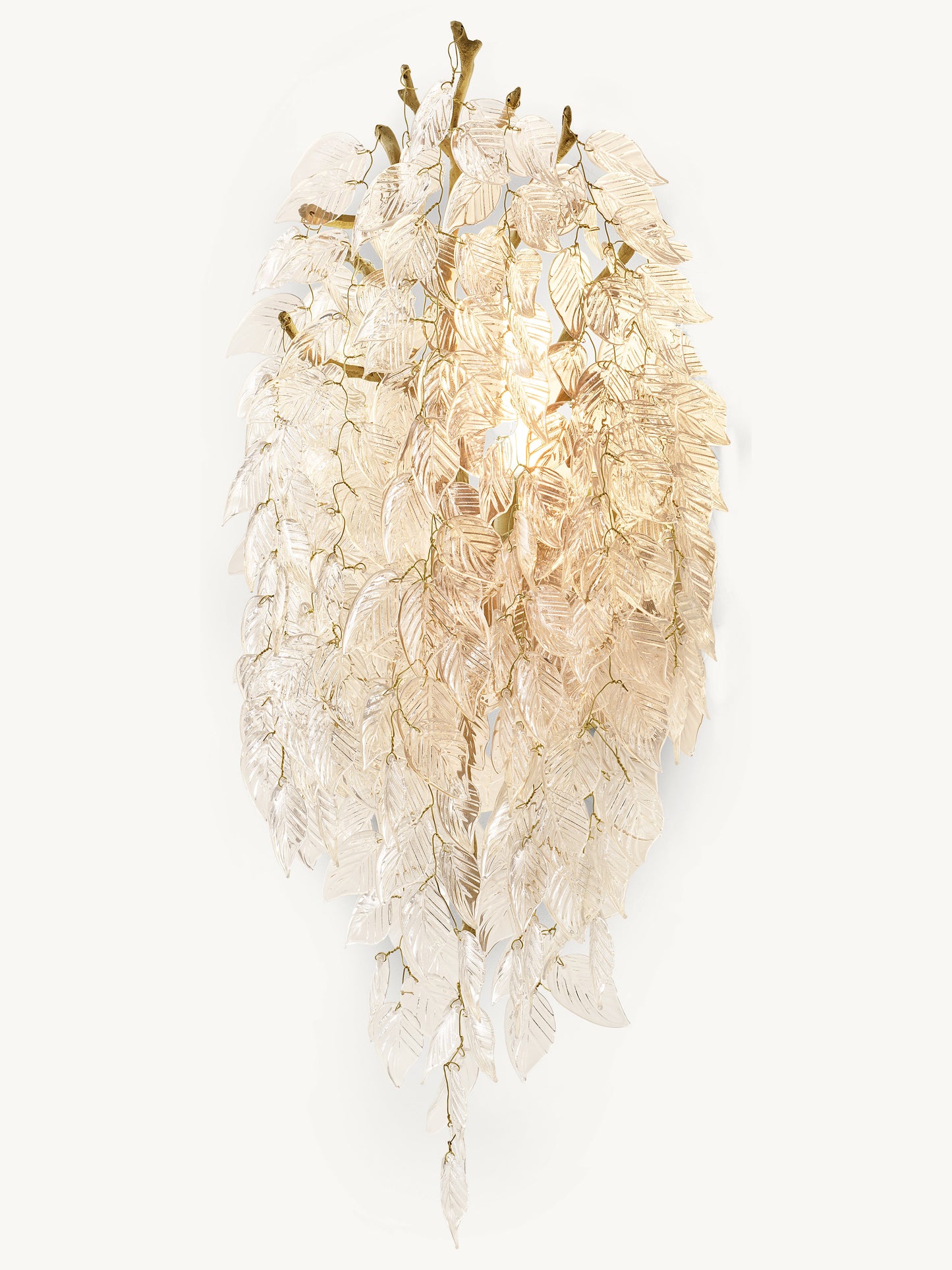 Arabella Glass Branch Sconce 21''H