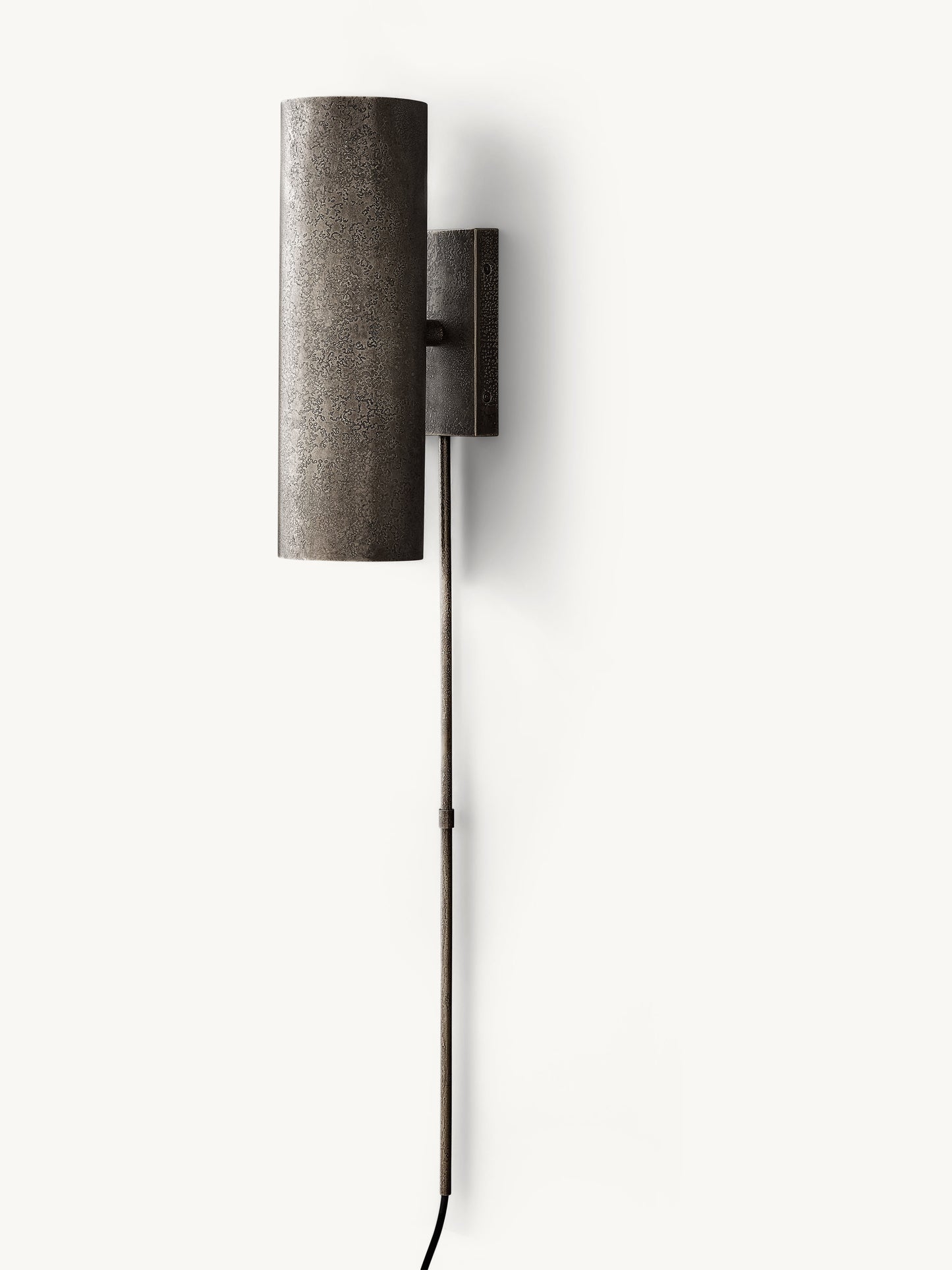 Textured Metal Double Sconce