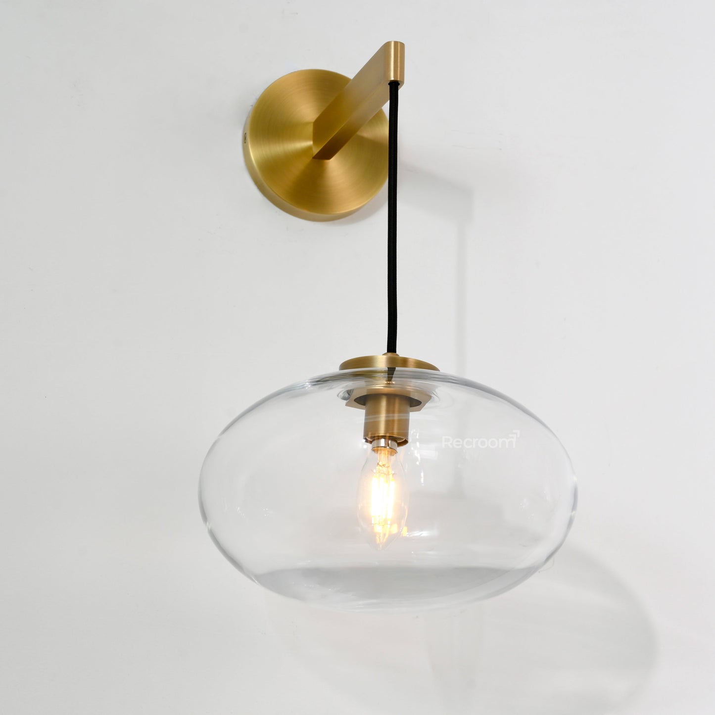 Cabretten Clear Glass Sconce 11"