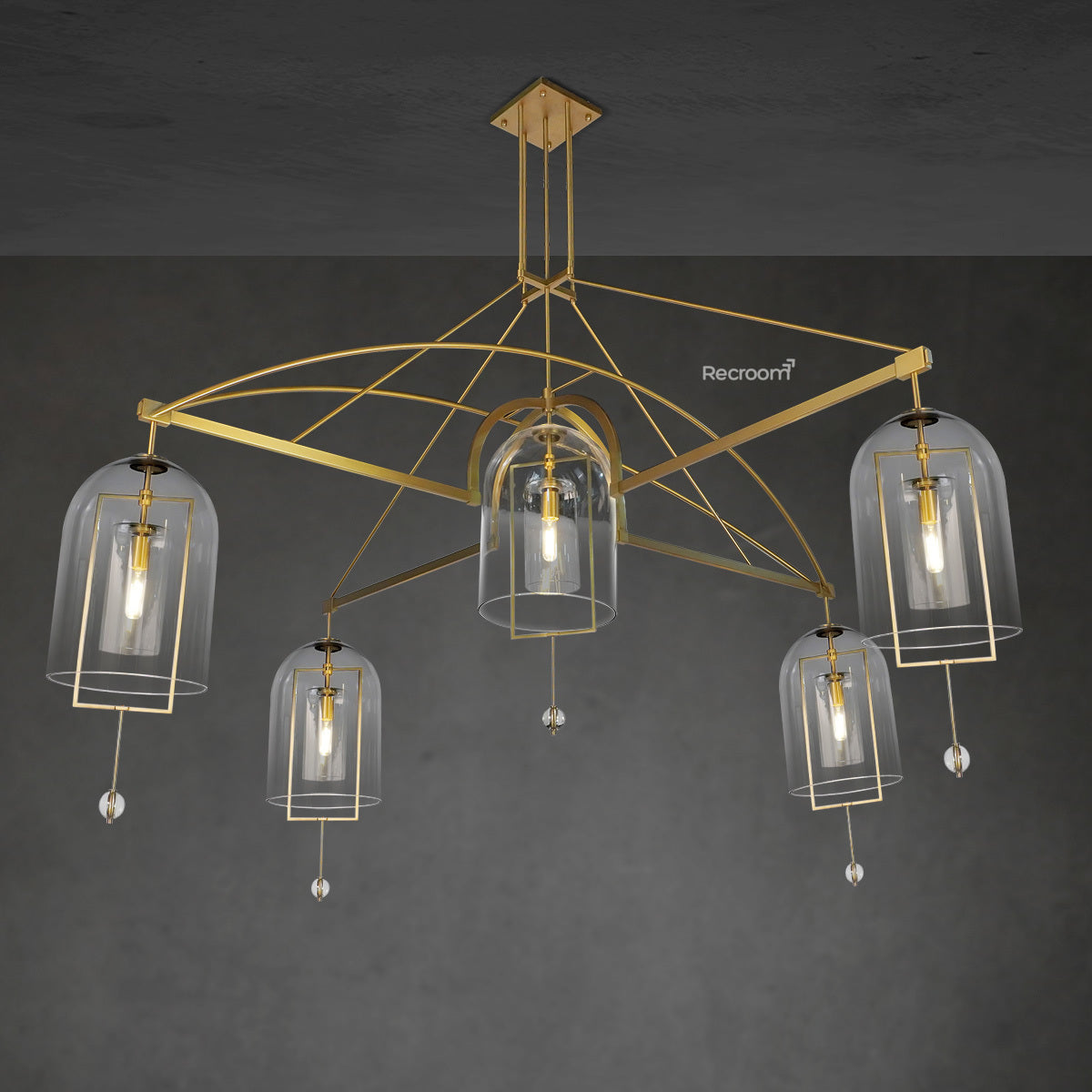 Fulcram Grand Round Chandelier 61“ 73” 85“