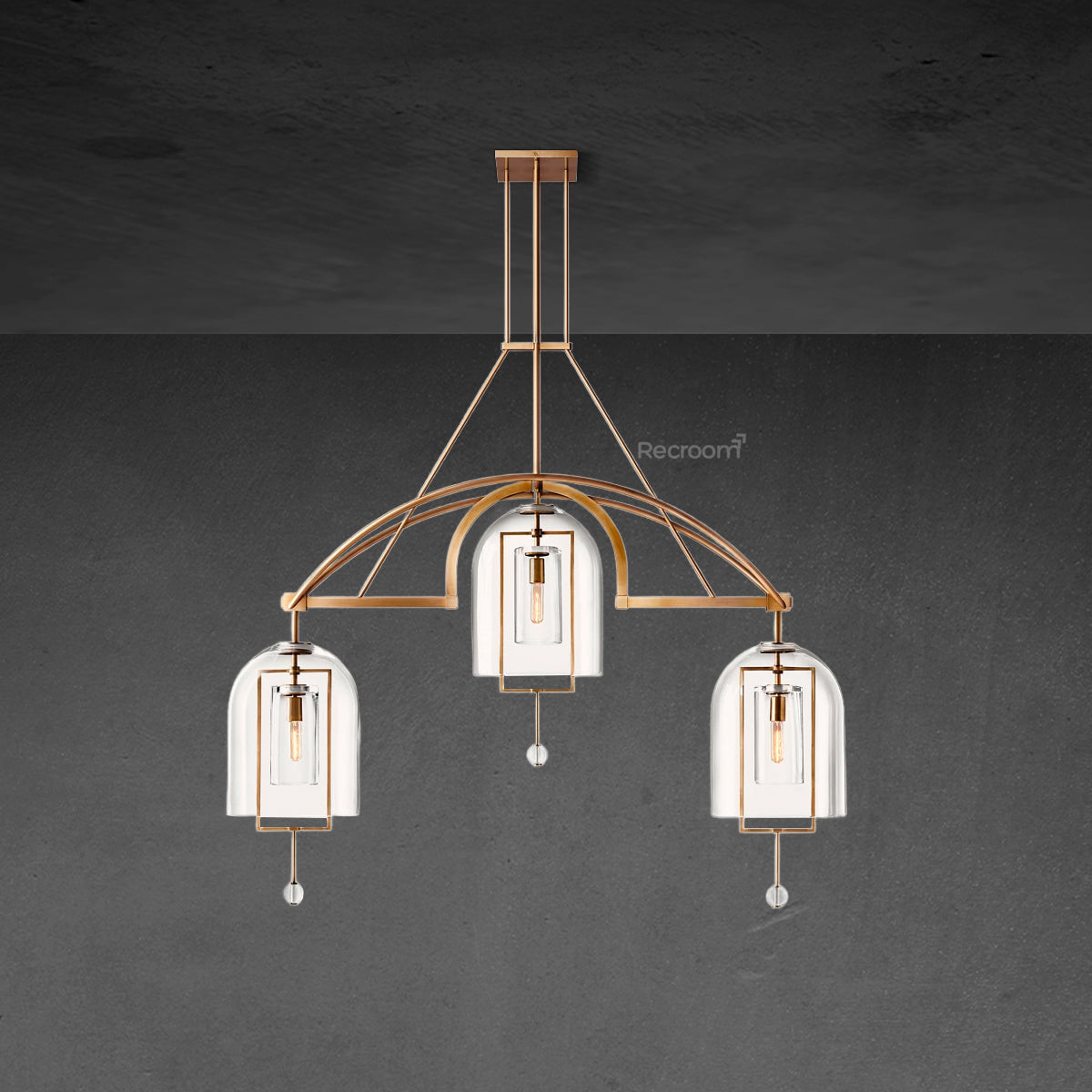 Fulcram Grand Linear Chandelier 61“ 73” 85“