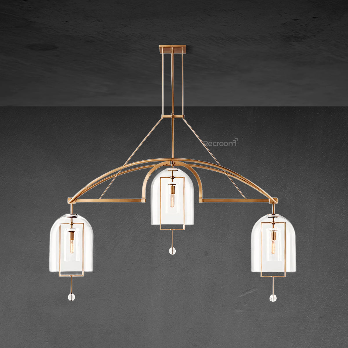 Fulcram Grand Linear Chandelier 61“ 73” 85“