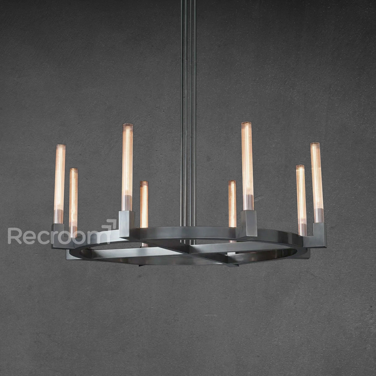 Cannel Round Chandelier 48"