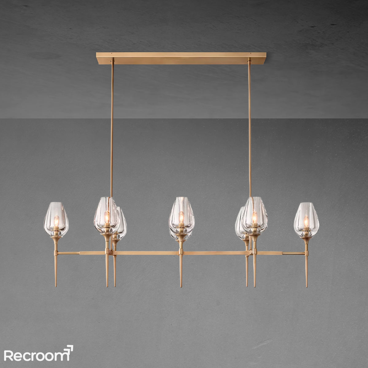 Tuilp Linear Chandelier 52"