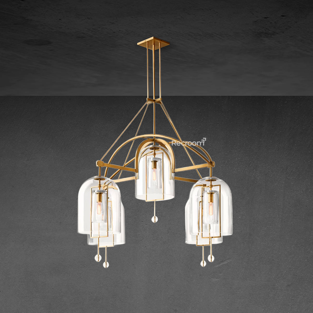 Fulcram Grand Round Chandelier 61“ 73” 85“