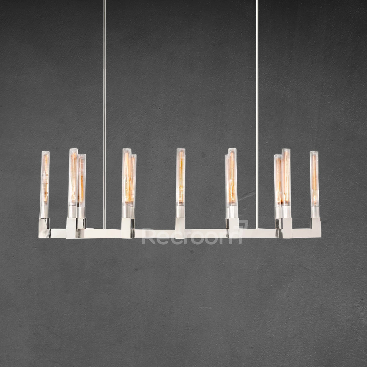 Cannel Linear Chandelier 55"