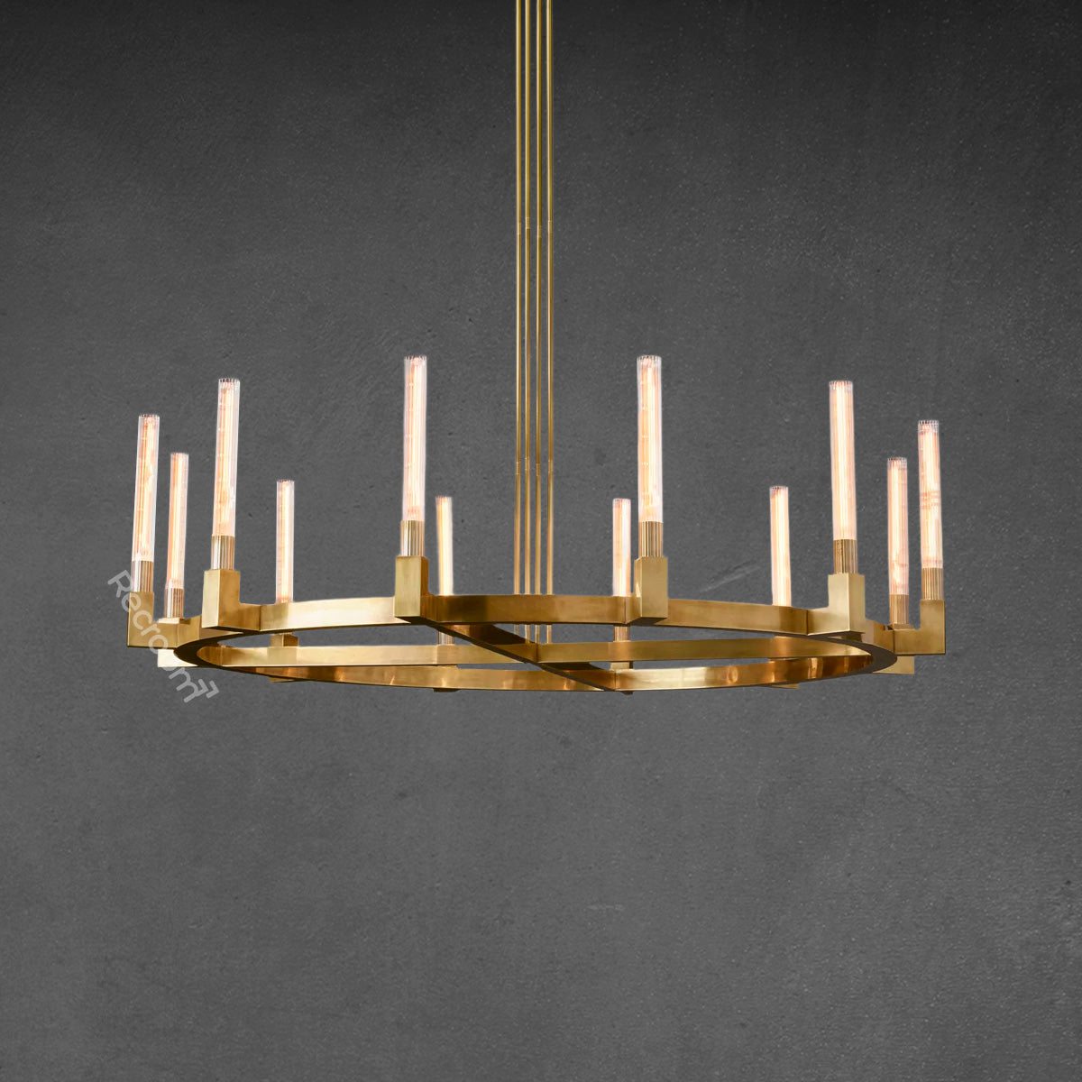 Cannel Round Chandelier 60"