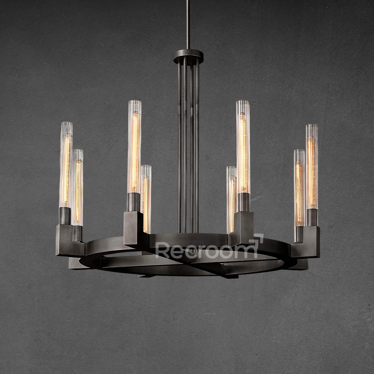 Cannel Round Chandelier 36"