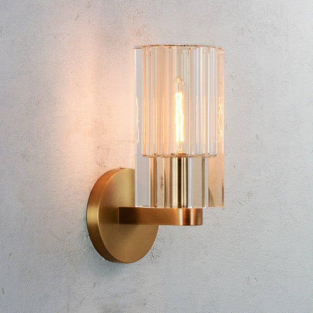 Arcachonest Crystal Wall Sconce 9"H