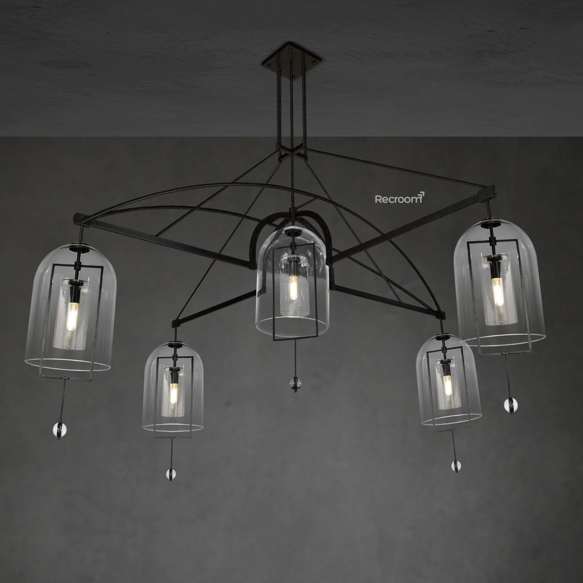 Fulcram Grand Round Chandelier 61“ 73” 85“