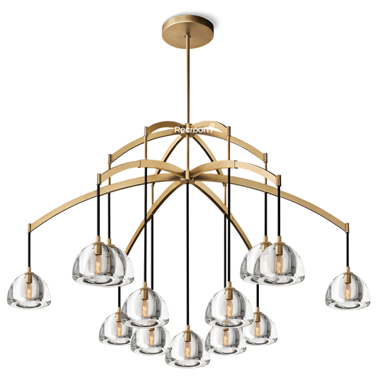 Hemisphero Round Chandelier 60"