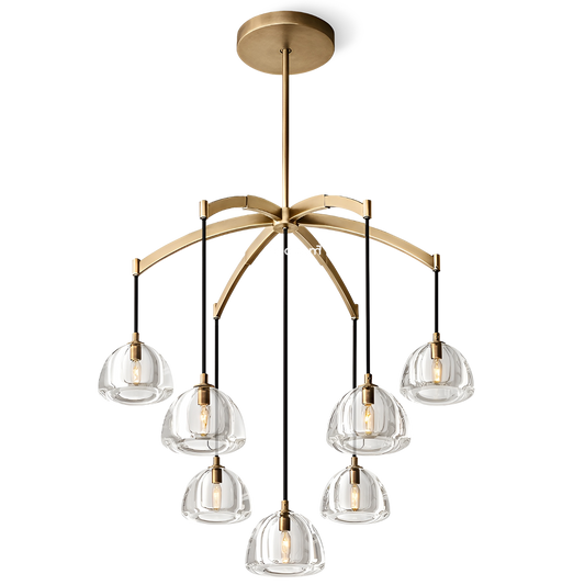 Hemisphero Round Chandelier 36"