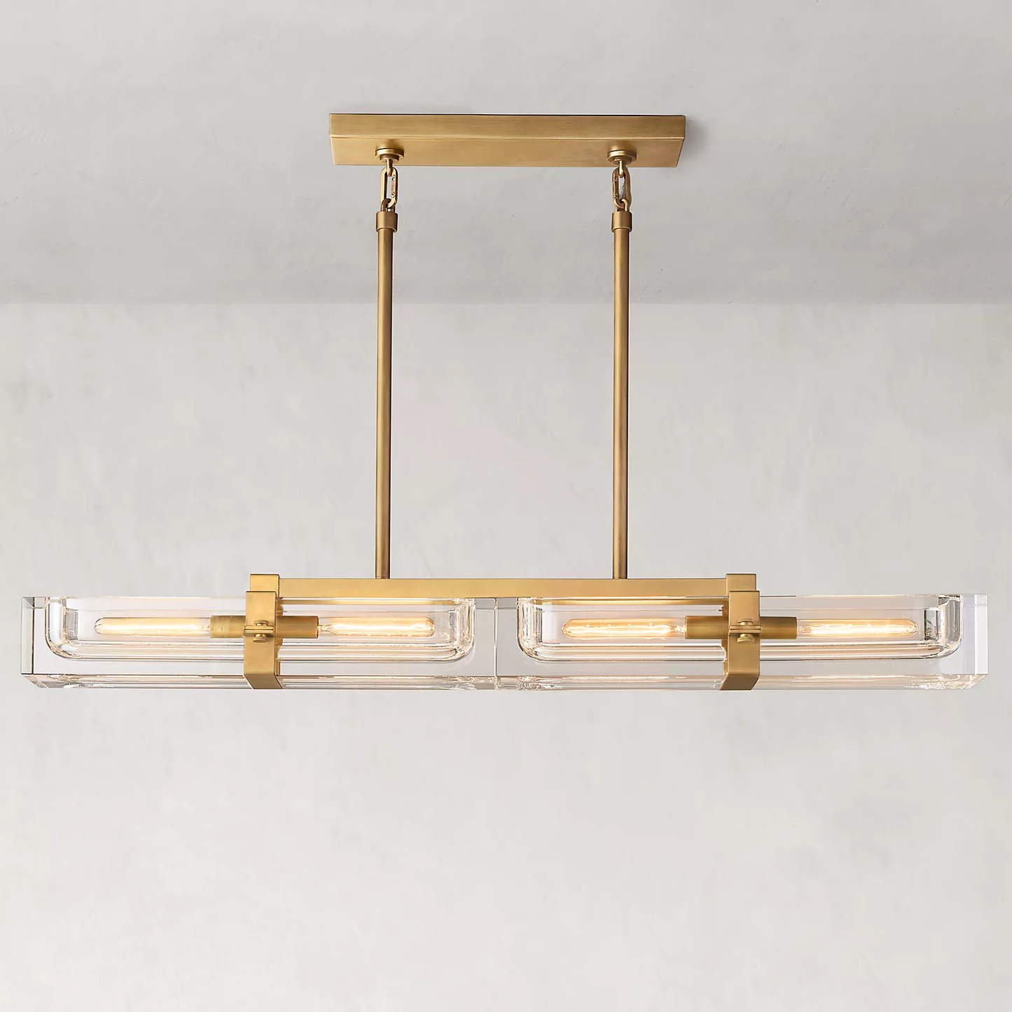 Savine Linear Chandelier 48" 4-Lights