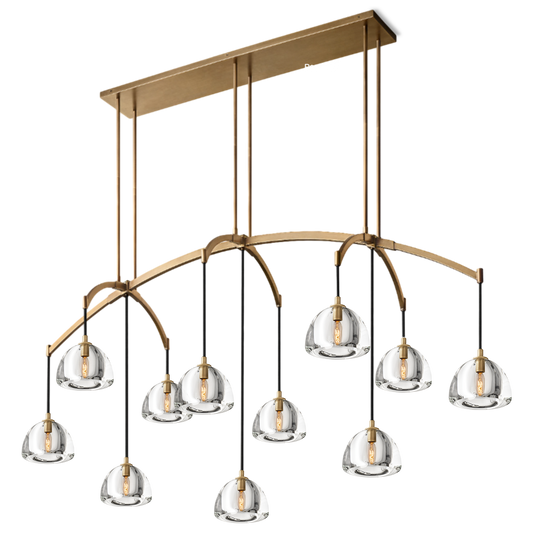 Hemisphero Linear Chandelier 72"