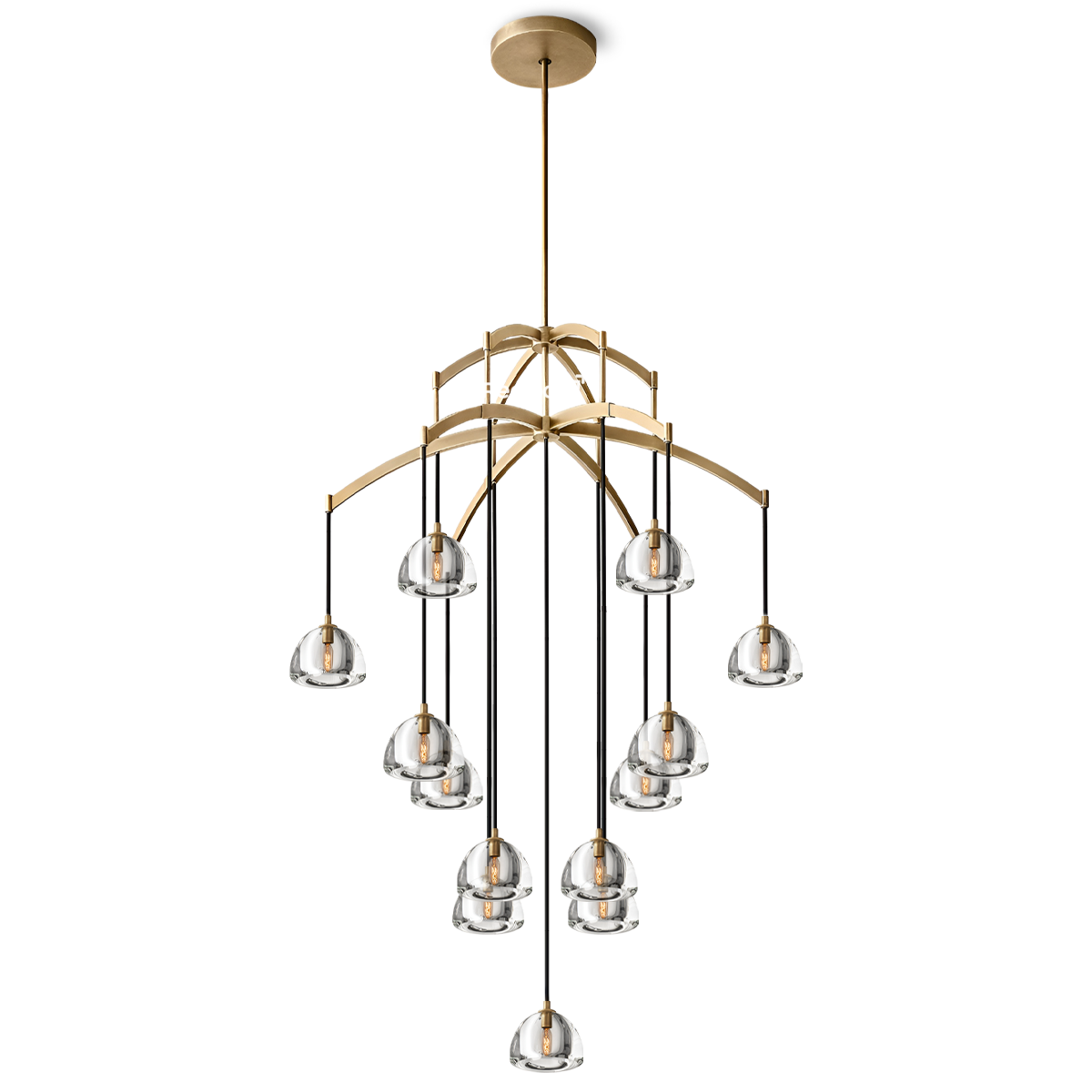 Hemisphero Round Chandelier 48"