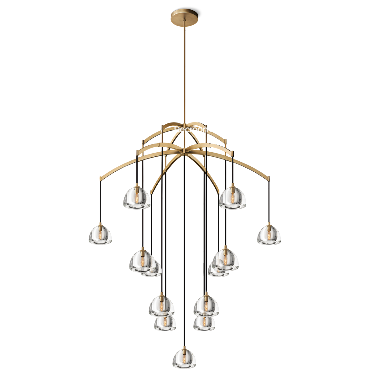 Hemisphero Round Chandelier 60"