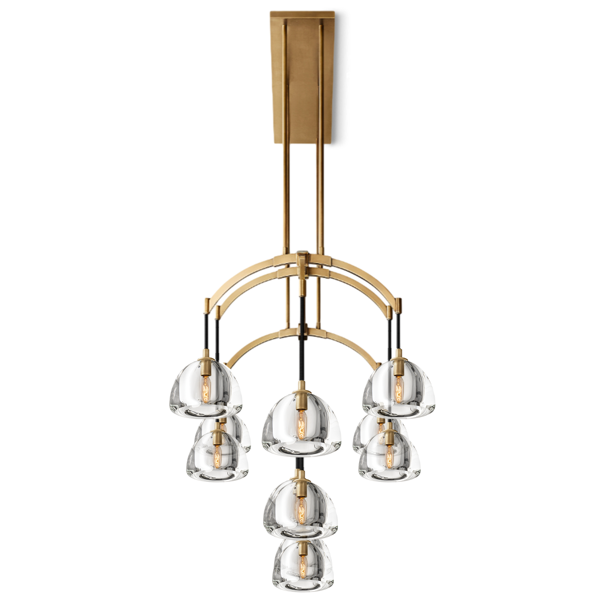 Hemisphero Linear Chandelier 72"