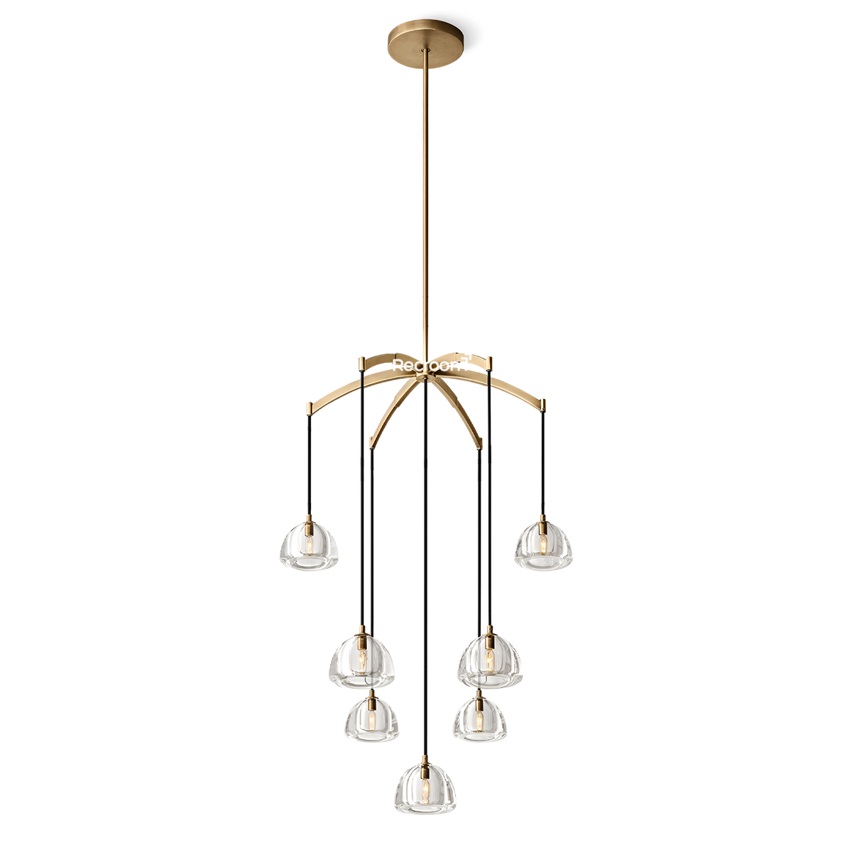 Hemisphero Round Chandelier 36"