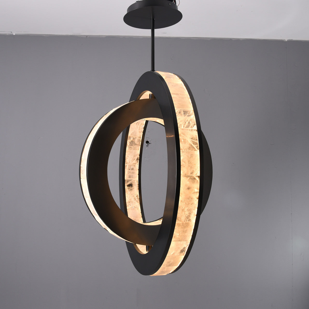 Rolantis Rock Crystal Pendant Bronze