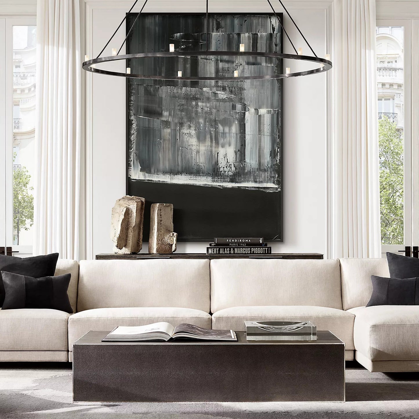 Renne Round Chandelier 48" 60"