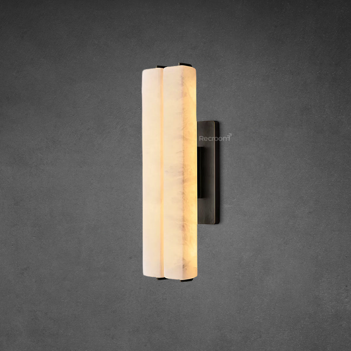 Auduben Alabaster Double Sconce 15" 19" 25"