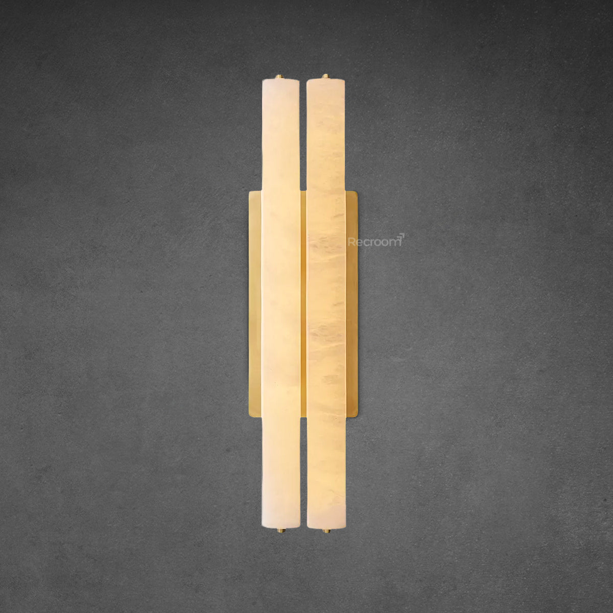 Auduben Alabaster Double Sconce 15" 19" 25"