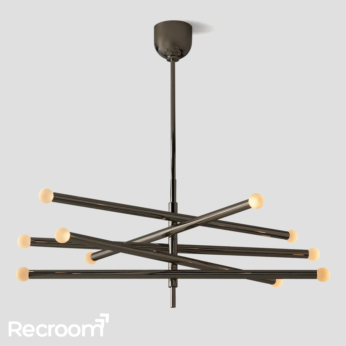 Rusell 10-Light Mobile Orb Chandelier 38"