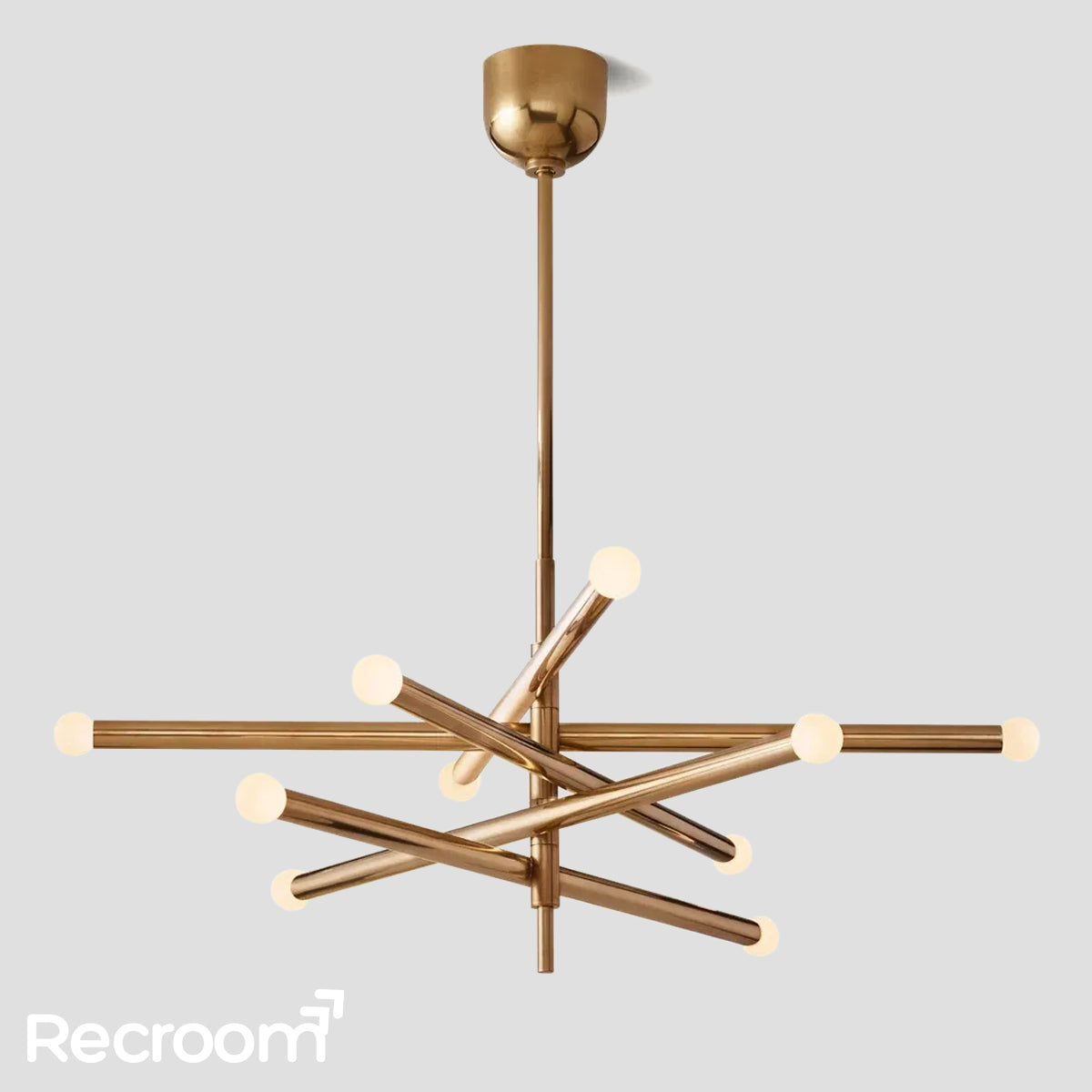 Rusell 10-Light Mobile Orb Chandelier 38"