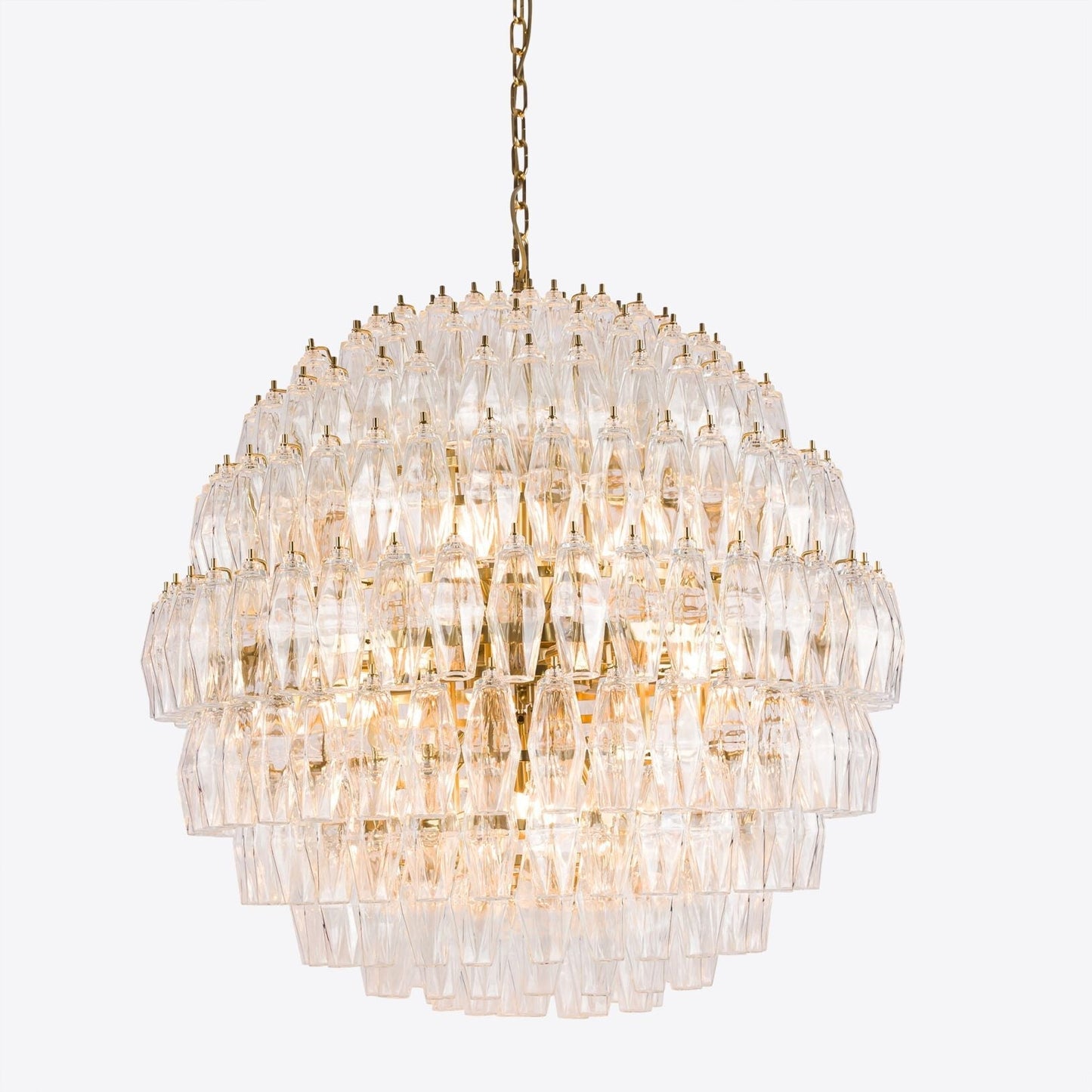 Clear Pallina Chandelier 28"