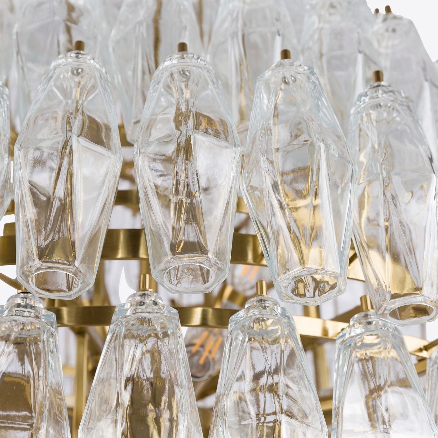 Clear Pallina Chandelier 28"