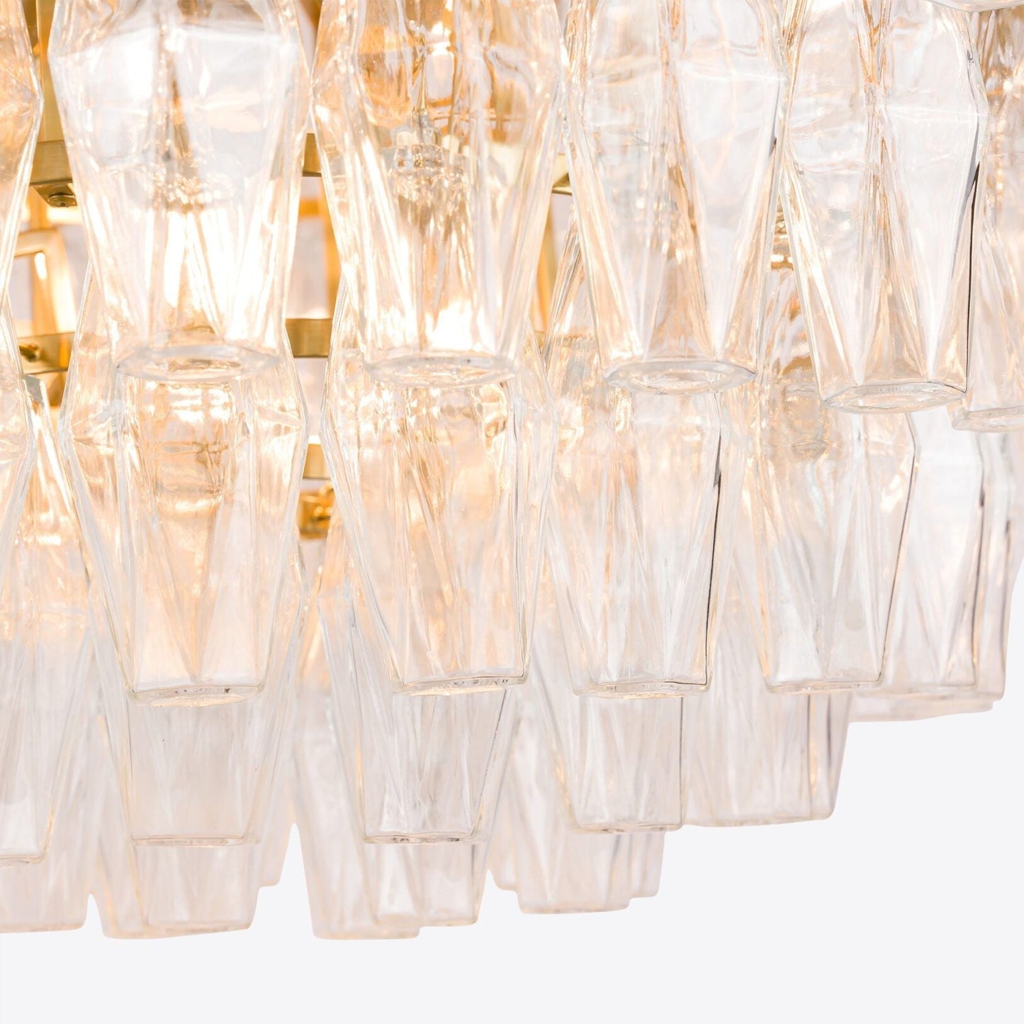 Clear Pallina Chandelier 28"