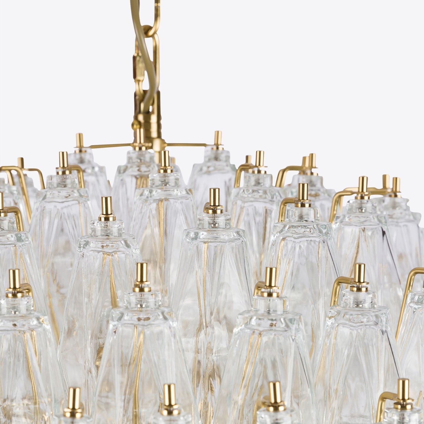 Clear Pallina Chandelier 28"