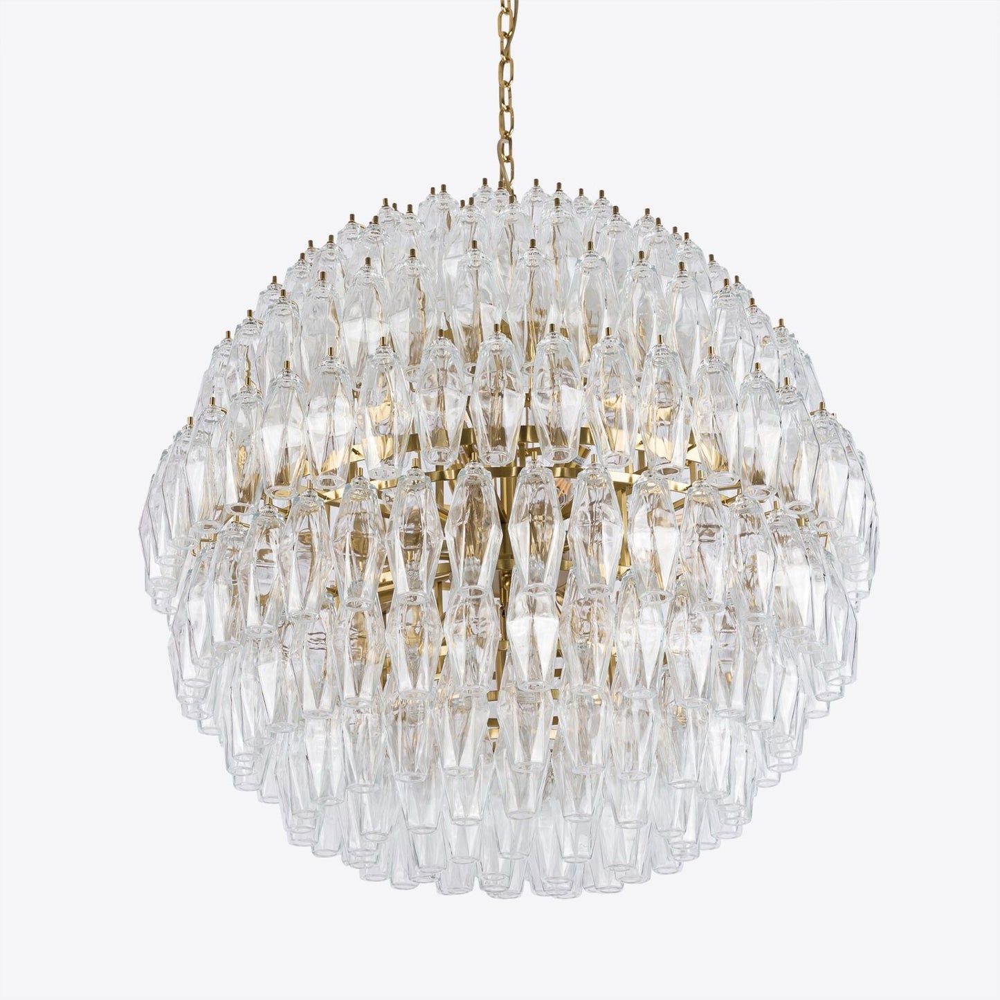 Clear Pallina Chandelier 28"