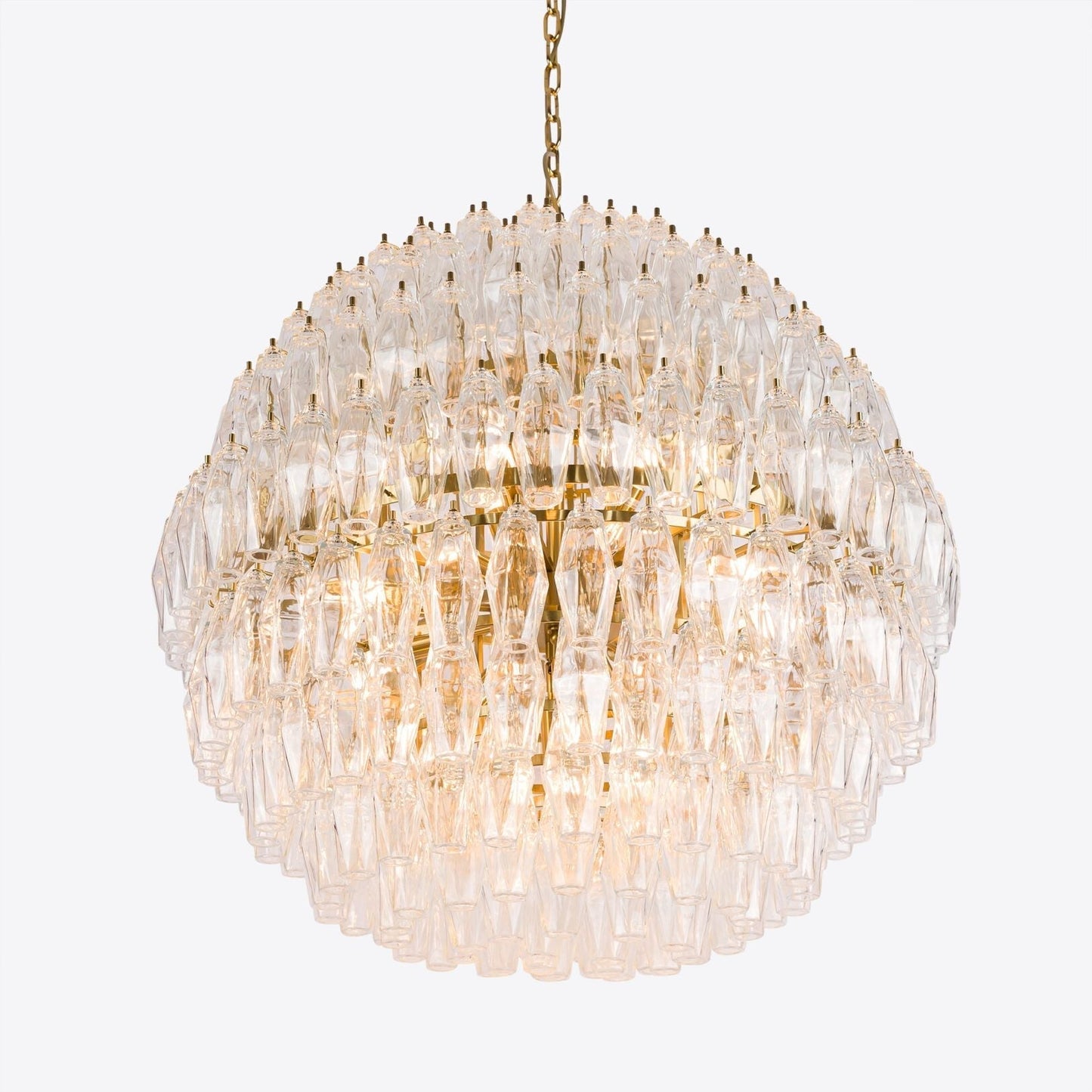 Clear Pallina Chandelier 28"