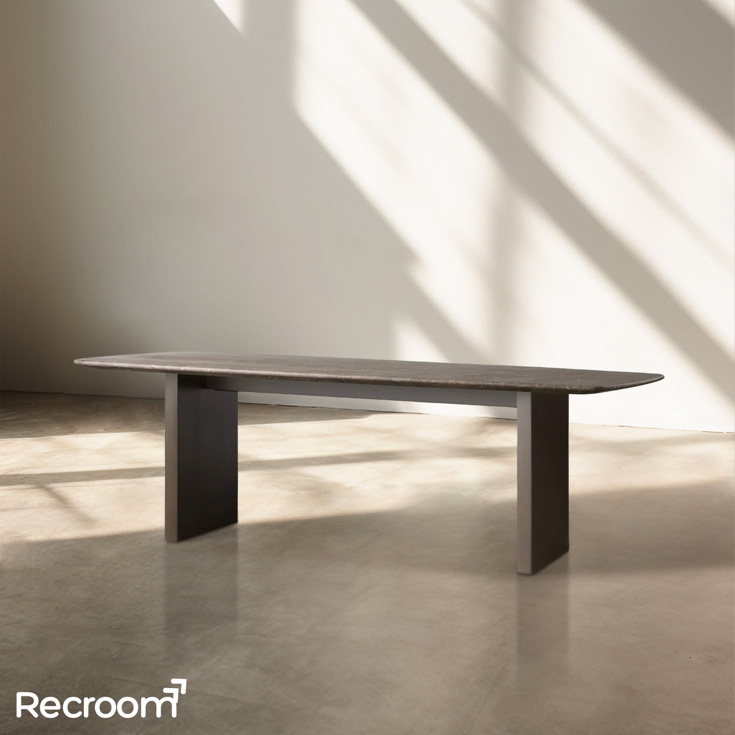 San Germani Stone Dining Table with Clement Base