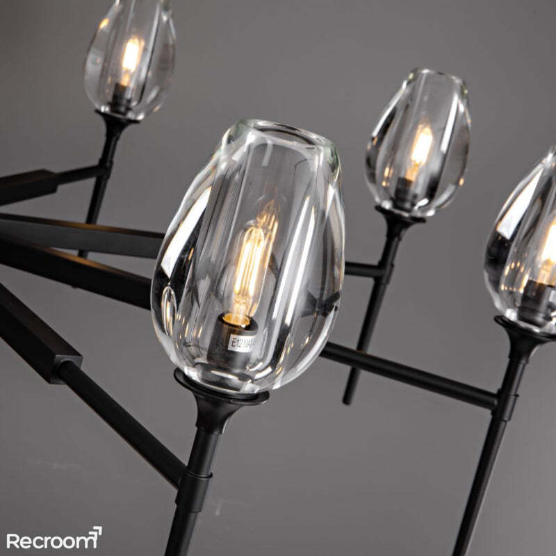 Tuilp Round Chandelier 42"