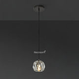 Boulew Crystal Glass Cord Pendant 5"