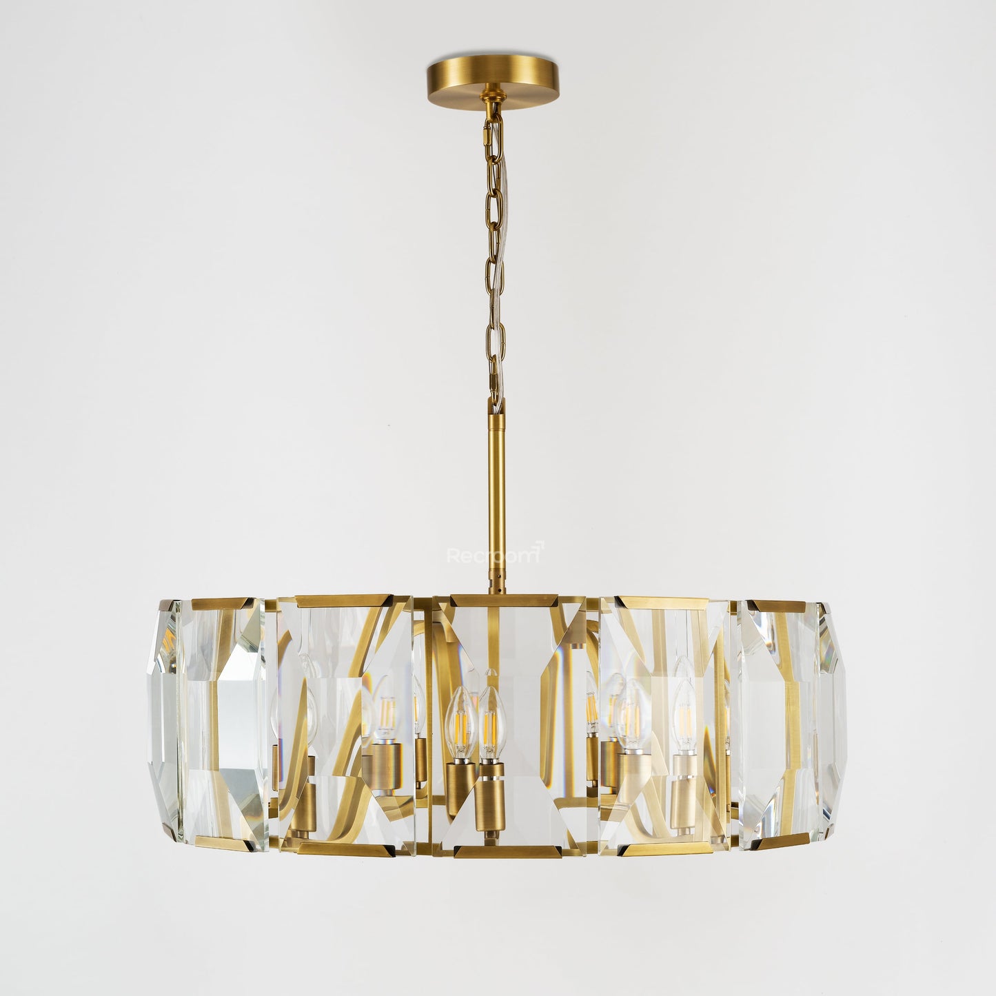 Harllow Multicurve Crystal Round Chandelier 19“ 31” 43“ 60”