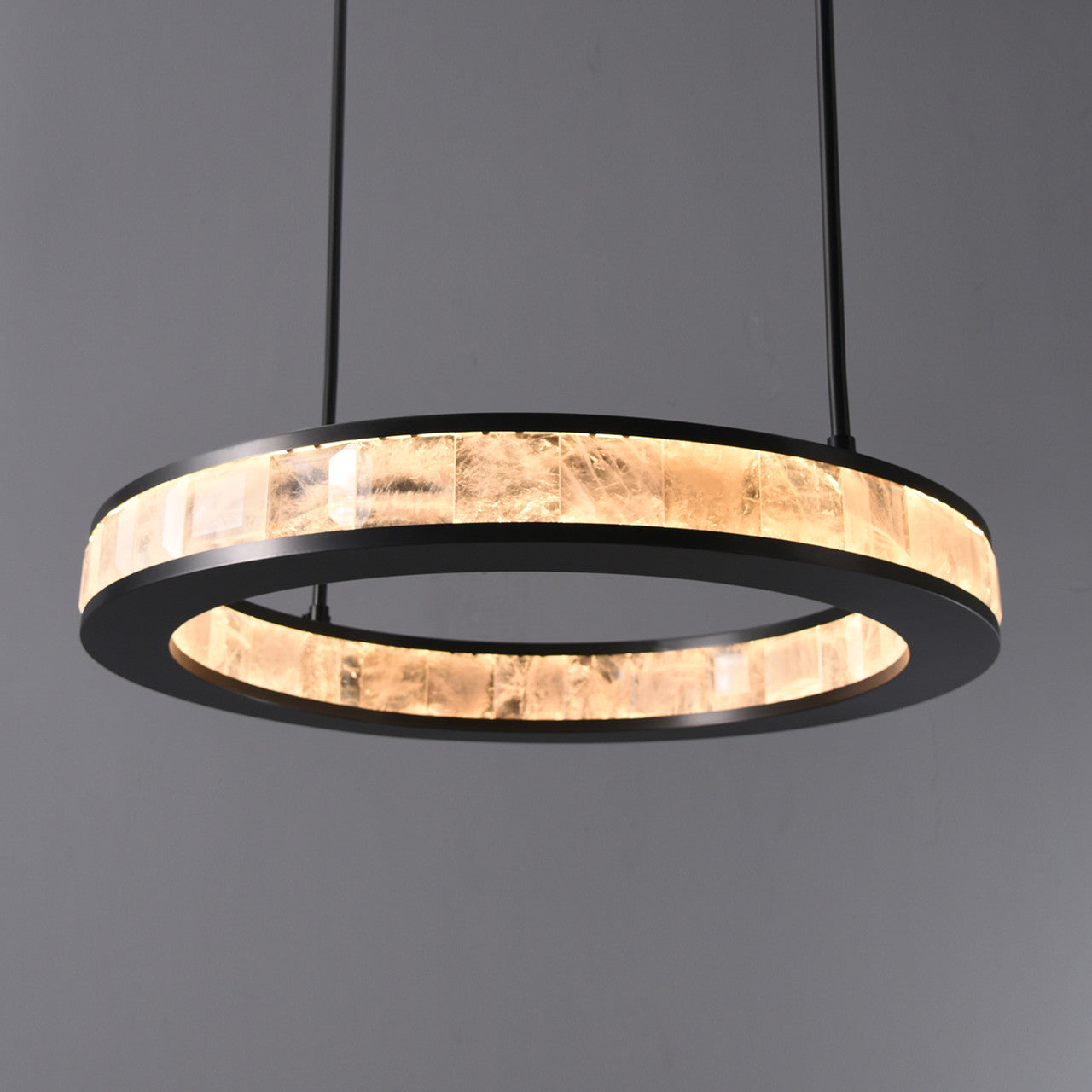 Rolantis -O Rock Crystal Pendant Bronze